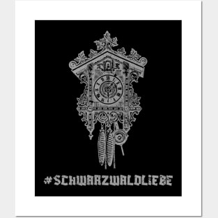 Schwarzwaldliebe Kuckucksuhr Schwäbisch Heimat Posters and Art